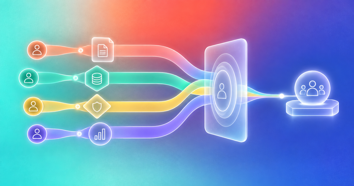 Parallel enterprise workstreams pass through separate checkpoints before joining at one reviewed customer milestone.