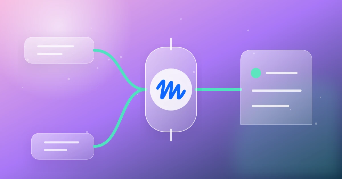 A conversational relationship briefing moving through a Muse by Meta review portal with the supporting Finta context visible.