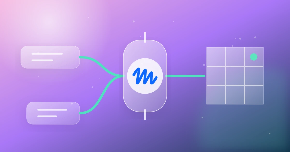 A reviewed meeting-to-follow-up handoff moving through a Muse by Meta review portal with the supporting Finta context visible.