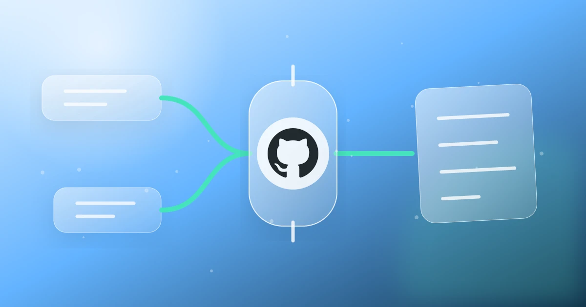 An investor-ready product-progress summary moving through a GitHub Copilot review portal with the supporting Finta context visible.