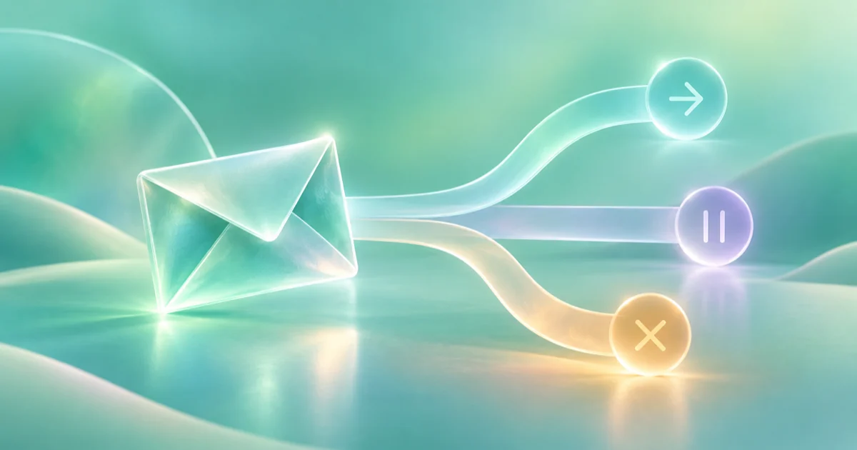 A quiet message path moves toward a respectful final checkpoint.